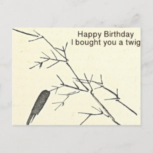 Te compré una tarjeta de cumpleaños divertida, gra