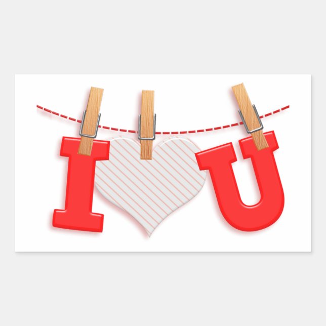 Te Corro Pegatina Rectangular (Anverso)