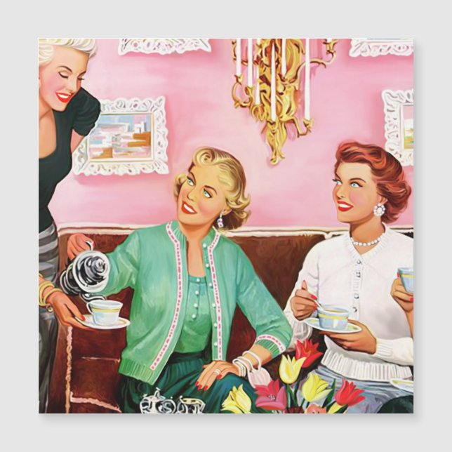 Té de la tarde de los años 50 (Anverso)