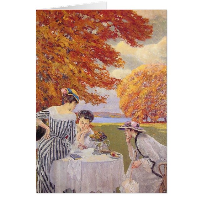 Té de la tarde en el parque (Frente)