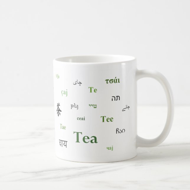 Té de la taza del mundo (en verde) (Derecha)
