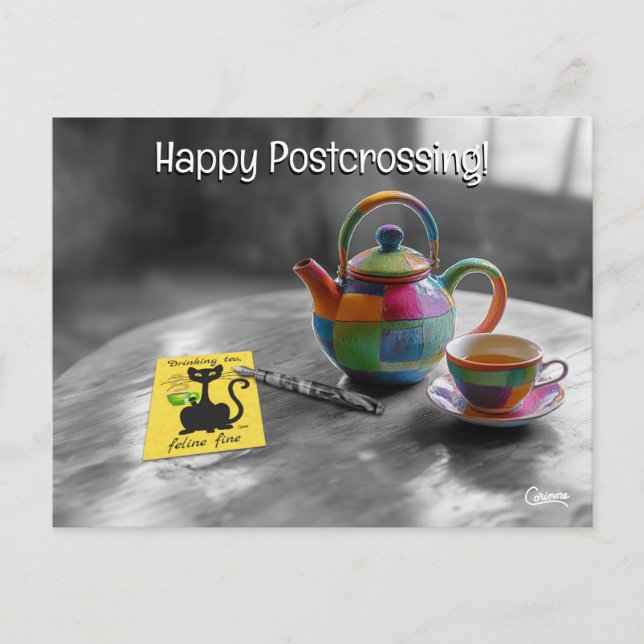 Té de posttravesía - postal (Anverso)