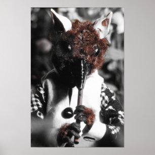 Té de sangre e impresión de silbido de cadena roja