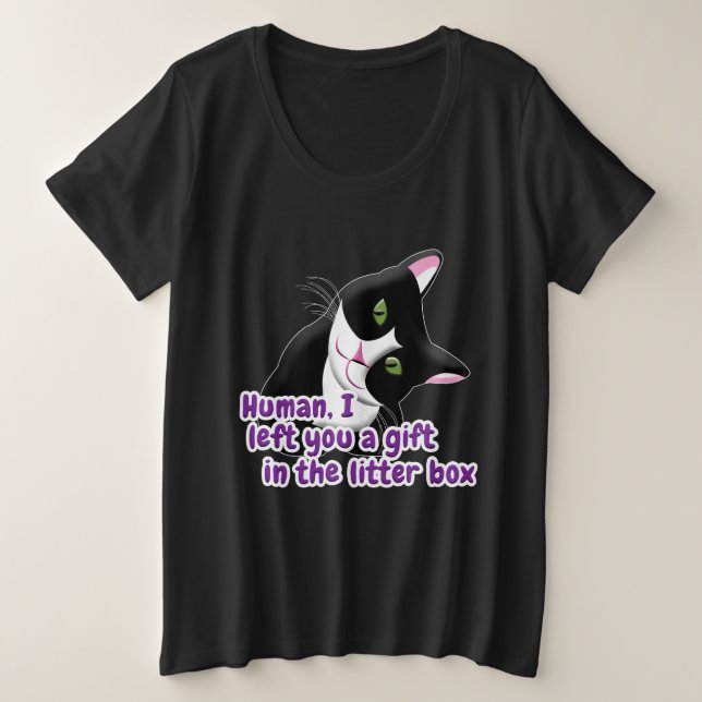 Te dejé un gato de regalo (Anverso del diseño)
