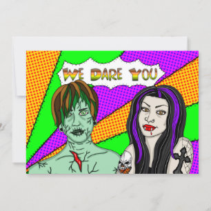 Te Desafiamos   Invitación a Fiesta de Halloween