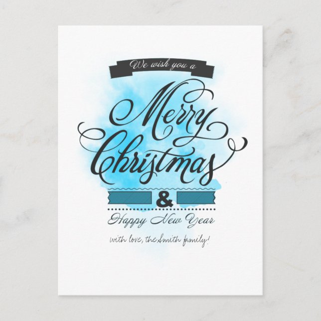 Te deseamos Feliz Navidad y Feliz Año Nuevo (Anverso)