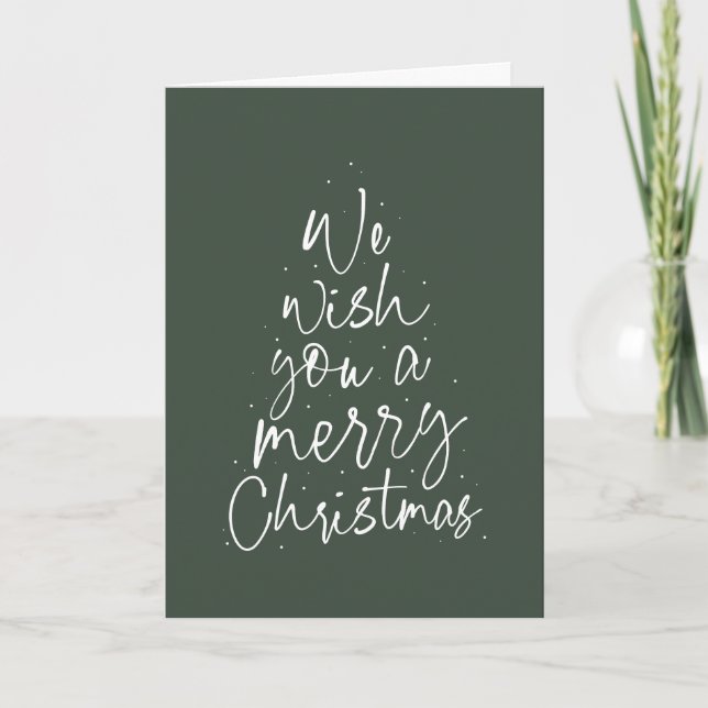 Te deseamos una divertida Navidad verde (Anverso)