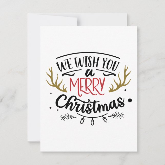 Te Deseamos Una Feliz Navidad (Anverso)