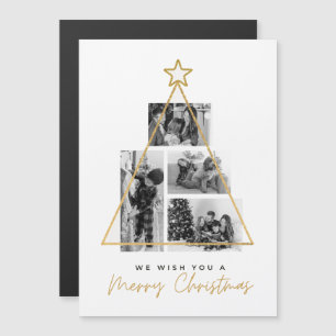 Te deseamos una Feliz Navidad Tarjeta Magnética Fi