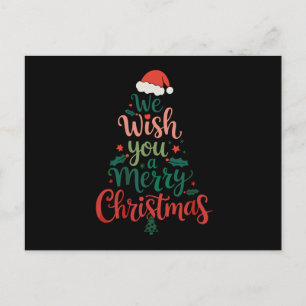 Te deseamos una feliz Navidad Xmas sombrero de San