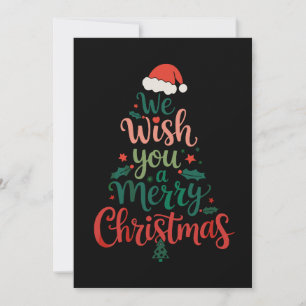 Te deseamos una feliz Navidad Xmas Sombrero de San