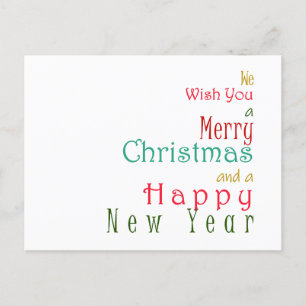 Te deseamos una Feliz Navidad y un Feliz Año Nuevo