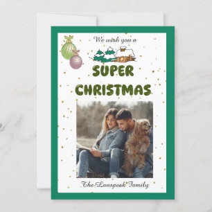 Te Deseamos una Super Navidad & Foto Personalizada