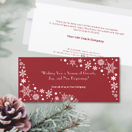 Te deseamos una temporada de crecimiento, una tarj