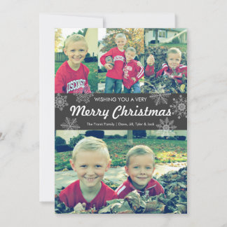 Te deseo una feliz Navidad | copos de nieve