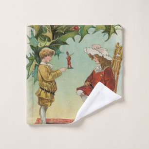 Te deseo una Feliz Navidad - postal vintage