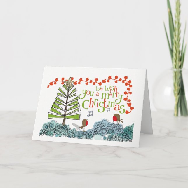 ¡Te Deseo Una Feliz Navidad! Tarjeta de navidad (Anverso)