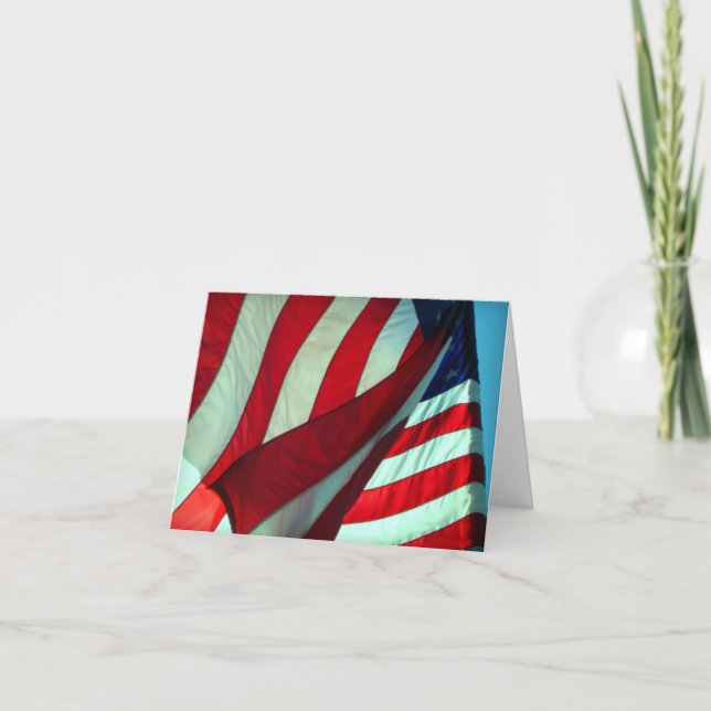 Te deseo una tarjeta de notas del Día de los Veter (Anverso)