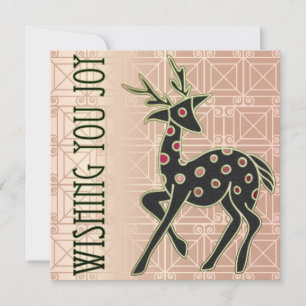 Te deseo una tarjeta plana de juguete