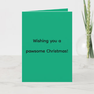 ¡Te deseo unos Navidades atractivos! Tarjeta de Na