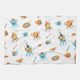 Té divertido - fiesta. toalla de cocina