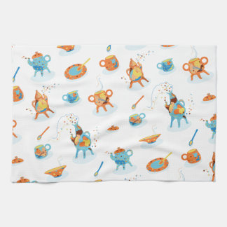 Té divertido - fiesta. toalla de cocina