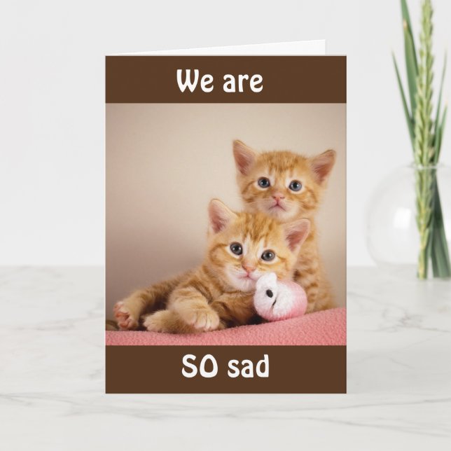 ¡TE ECHAREMOS TANTO DE MENOS! TARJETA (Anverso)