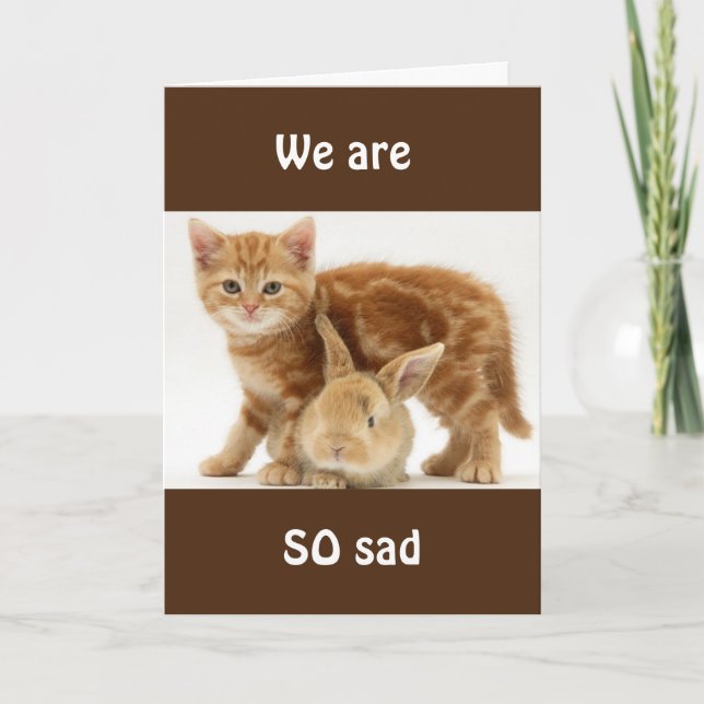 ¡TE ECHAREMOS TANTO DE MENOS! TARJETA (Anverso)