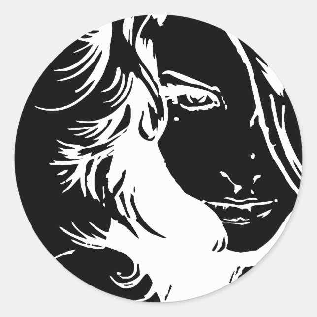 Te echo de menos, pegatina (Anverso)