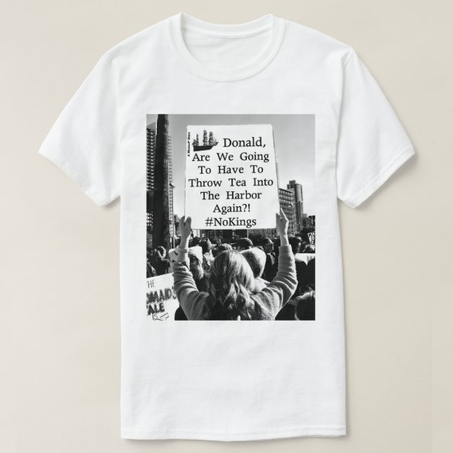 Té En El Puerto (De Dos Partes) - Una Camisa Miste (Diseño del anverso)