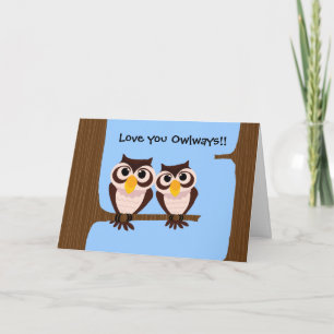 Te encanta la tarjeta de felicitación Owlways 2 Ow