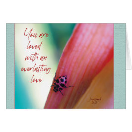 Te encanta la tarjeta de notas Pink ladybug Paraka