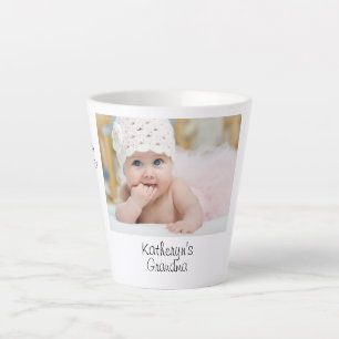 Te encanta la taza de café latte de la abuela