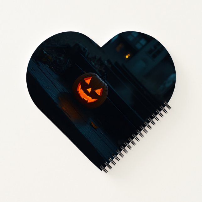 Te encantará este cuaderno espeluznante de Jack-O- (Reverso)
