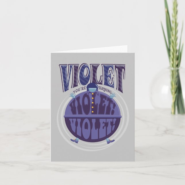 ¡Te estás volviendo violeta, Violet! (Anverso)
