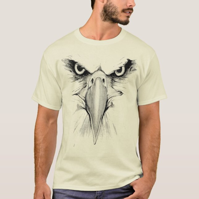 Te estoy viendo la camiseta de la cabeza de águila (Anverso)