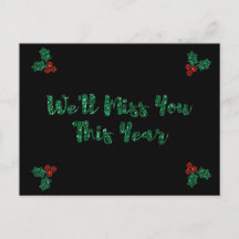 Te extrañaremos la tarjeta de vacaciones de distan