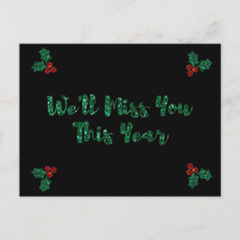 Te extrañaremos la tarjeta de vacaciones de distan