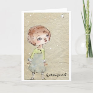 Te Extraño, Es Todo - Tarjeta De Saludo
