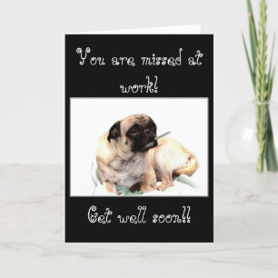 Te falta la tarjeta de felicitación del pug de tra