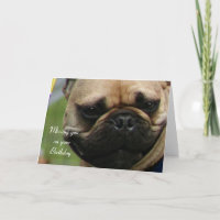 Te falta tu tarjeta de Bulldog francesa de cumplea