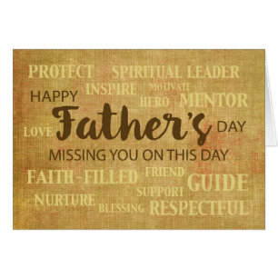 Te faltan las cualidades del Día del Padre Religio