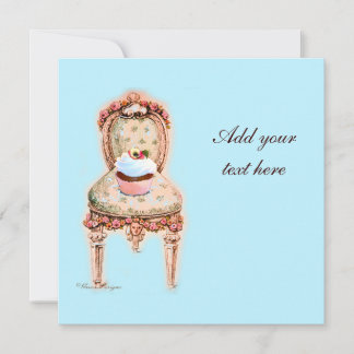 Té Fiesta quequito invitaciones de diseño victoria