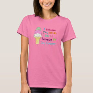 Te Grito Que Gritas Camiseta Básica De Crema De Hi