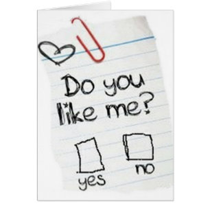 ¿TE GUSTA QUE COMPRUEBE "SÍ" O TARJETA DE AMOR SIN