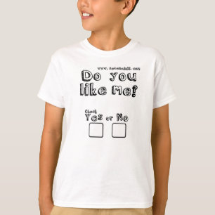 ¿Te Gusto? Comprobar si o no camiseta infantil