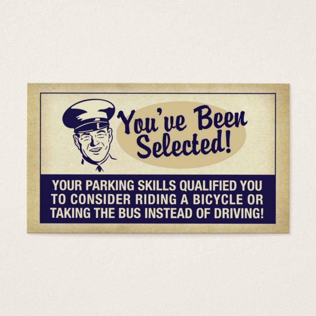 ¡Te han seleccionado! (Frente)