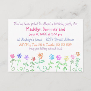 Te han seleccionado una invitación de cumpleaños p