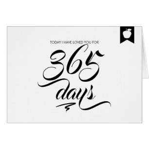 Te He Amado Por Días Aniversario De La Tarjeta De