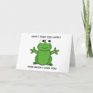 Te he dicho recientemente Tarjeta de saludo de amo